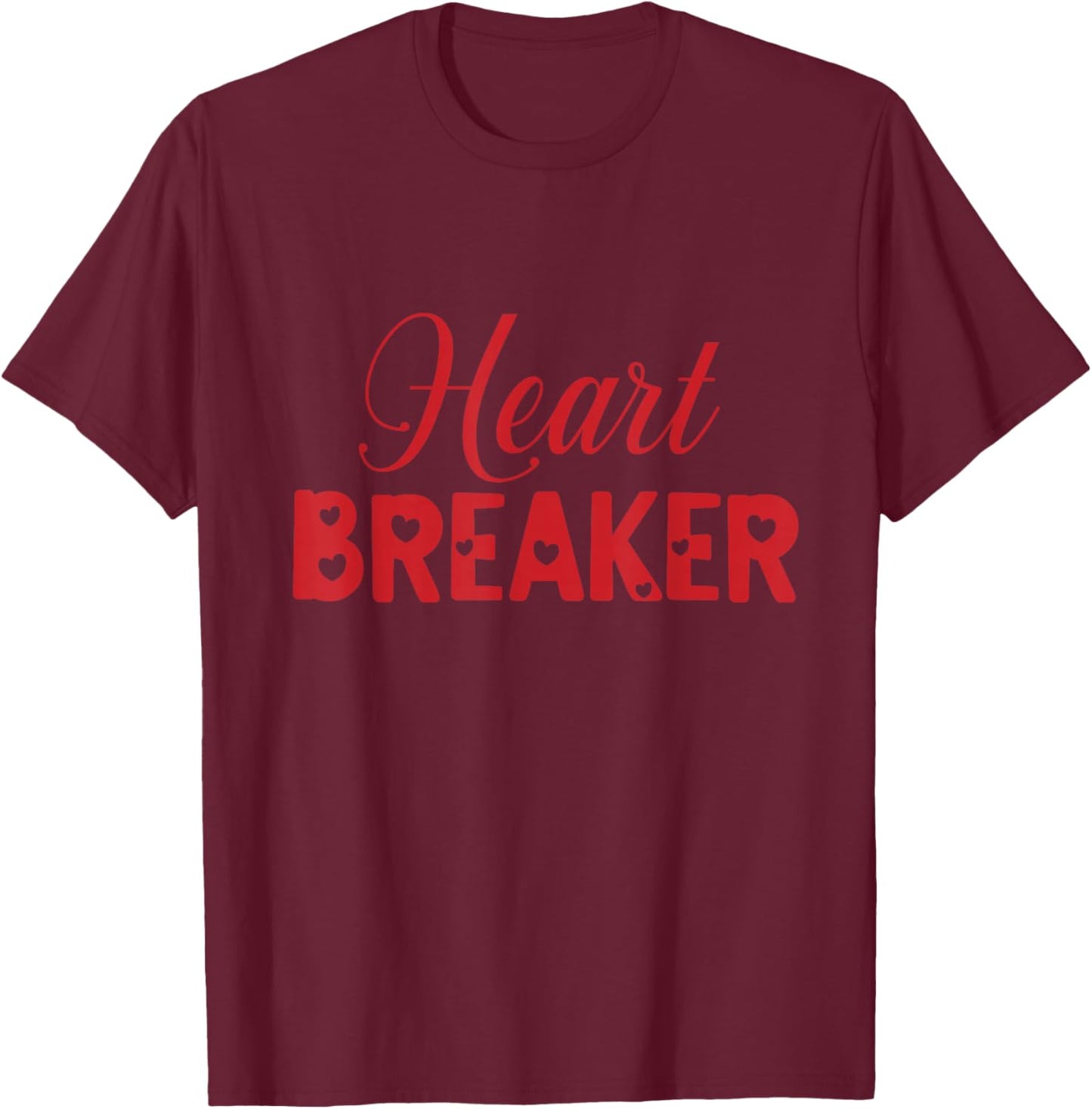Heart Breaker T-Shirt - T-Shirt | Maroon