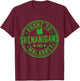 Funny St Patricks Day Prone to Shenanigans and Malarkey T-Shirt - T-Shirt | Maroon