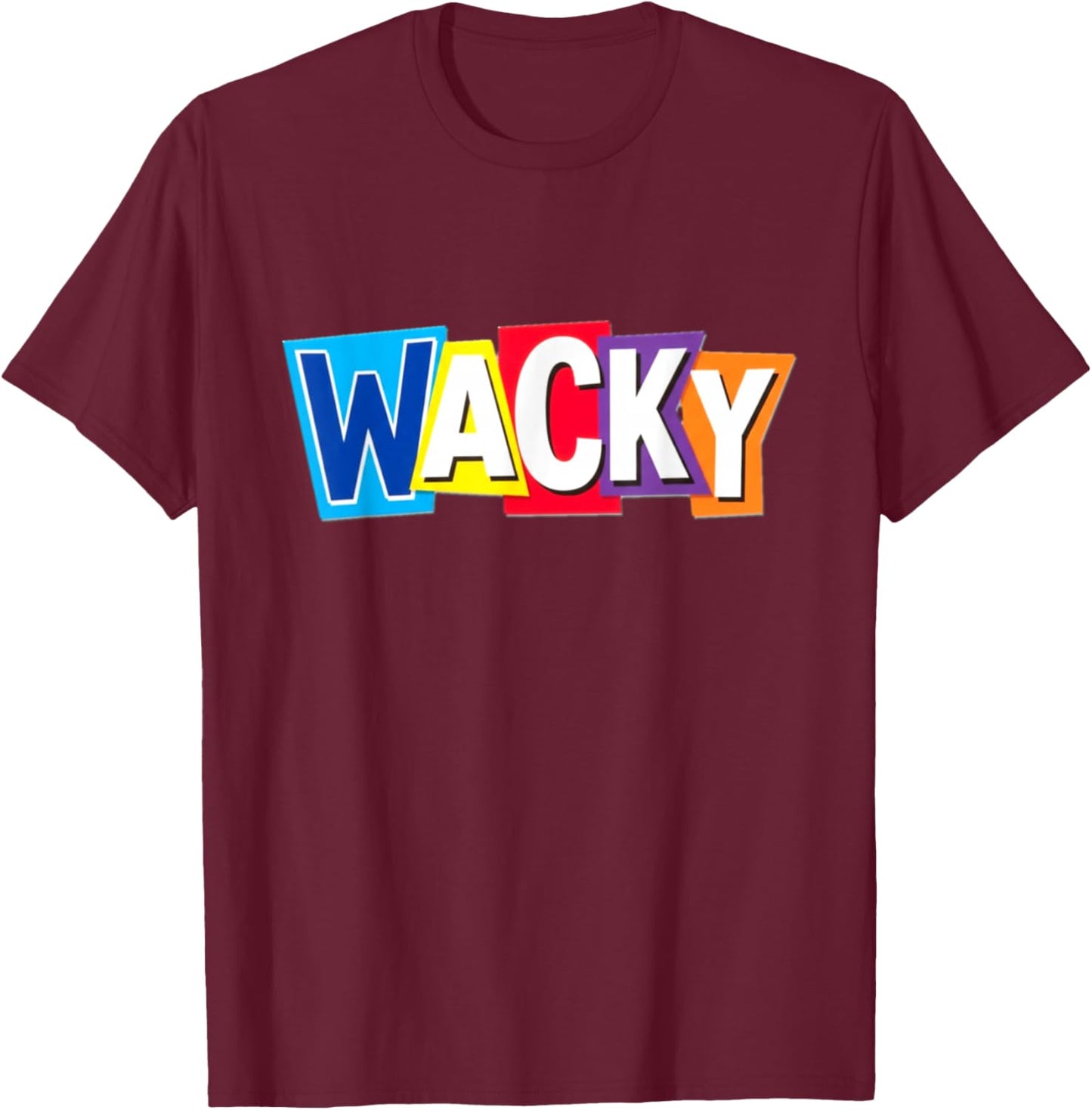 Wacky Costume Mismatch Day Outfit T-Shirt - T-Shirt | Maroon