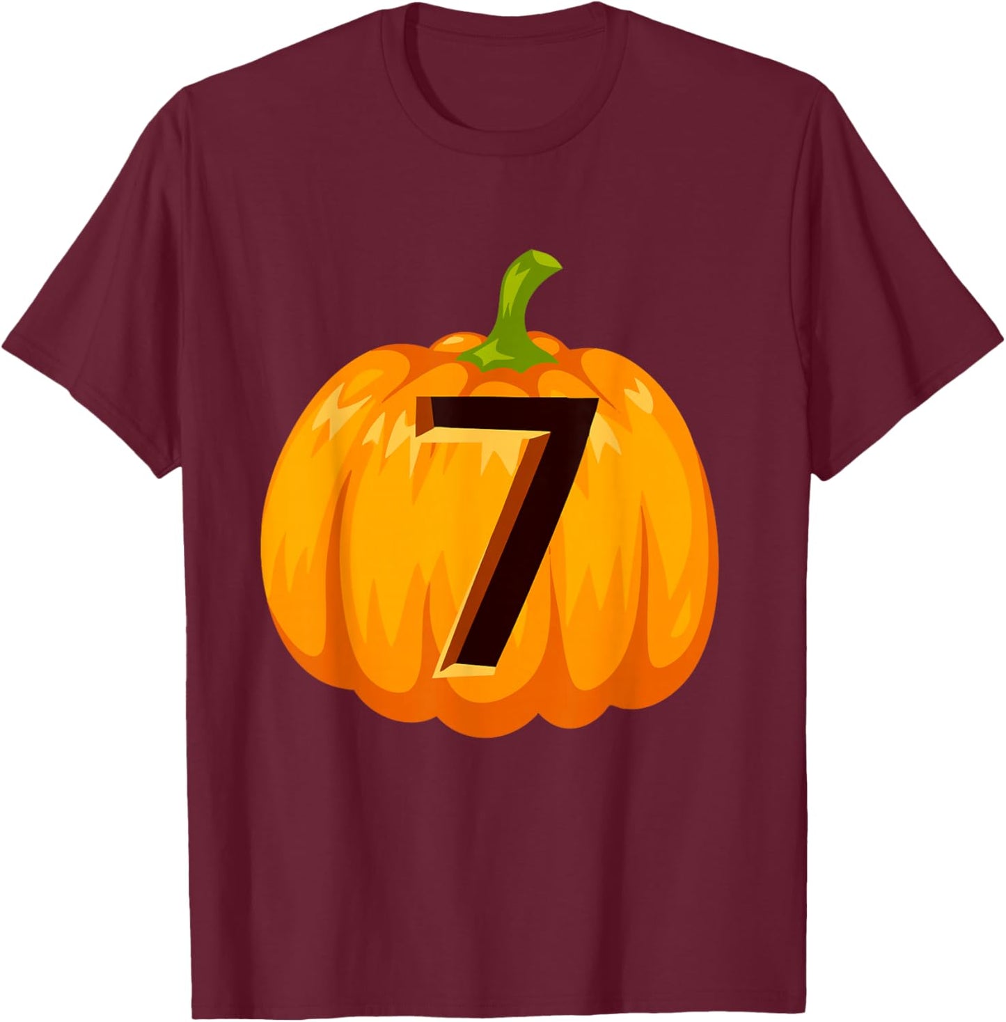 Six Seven Meme Matching Costume T-Shirt - T-Shirt | Maroon