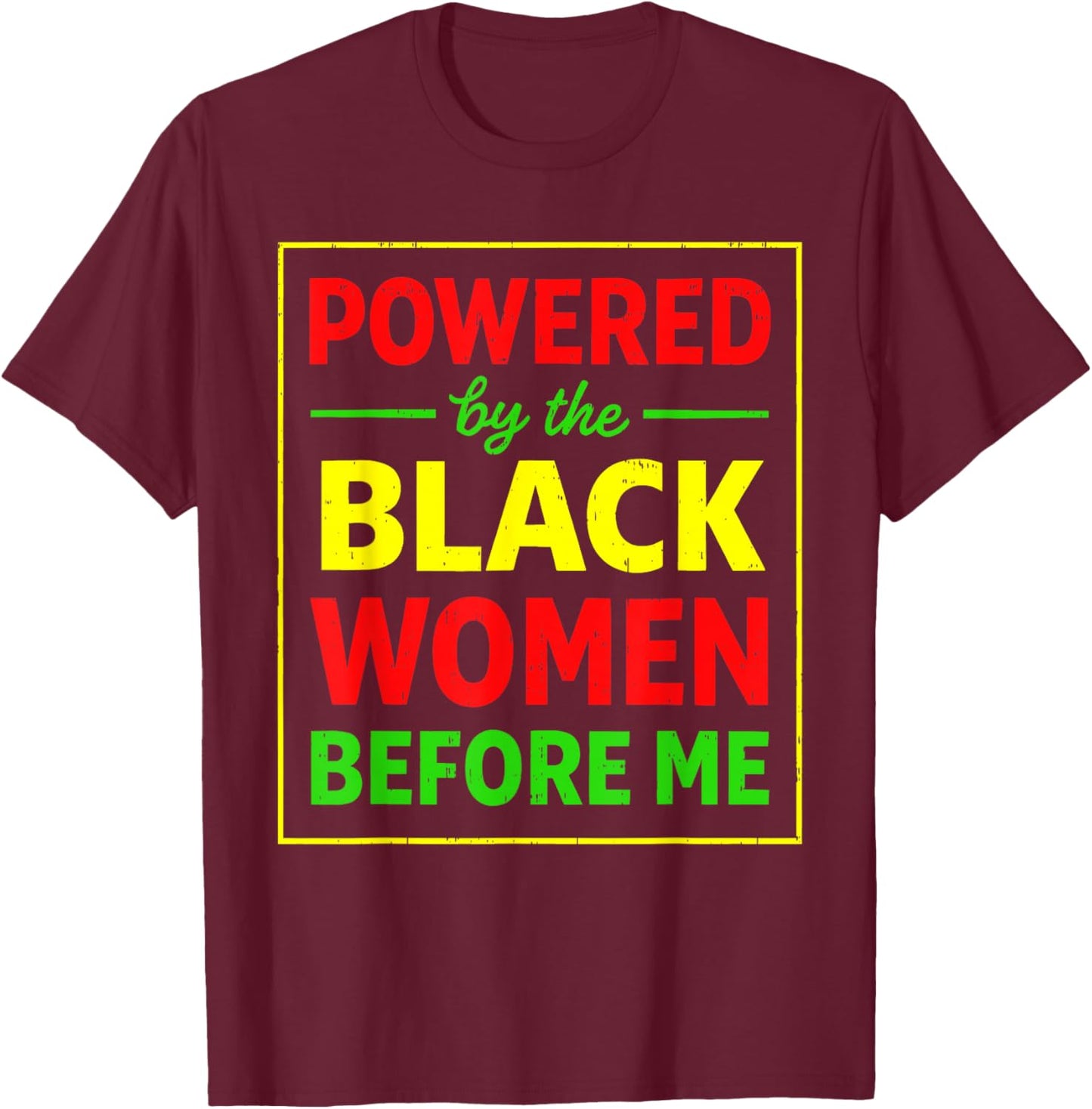 Black History Month Shirts Women Men Kids African American T-Shirt - T-Shirt | Maroon