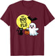 Say Boo to The Flu Halloween T-Shirt - T-Shirt | Maroon