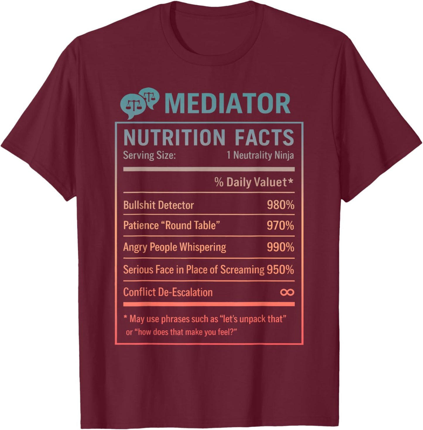 Mediator T-Shirt - T-Shirt | Maroon