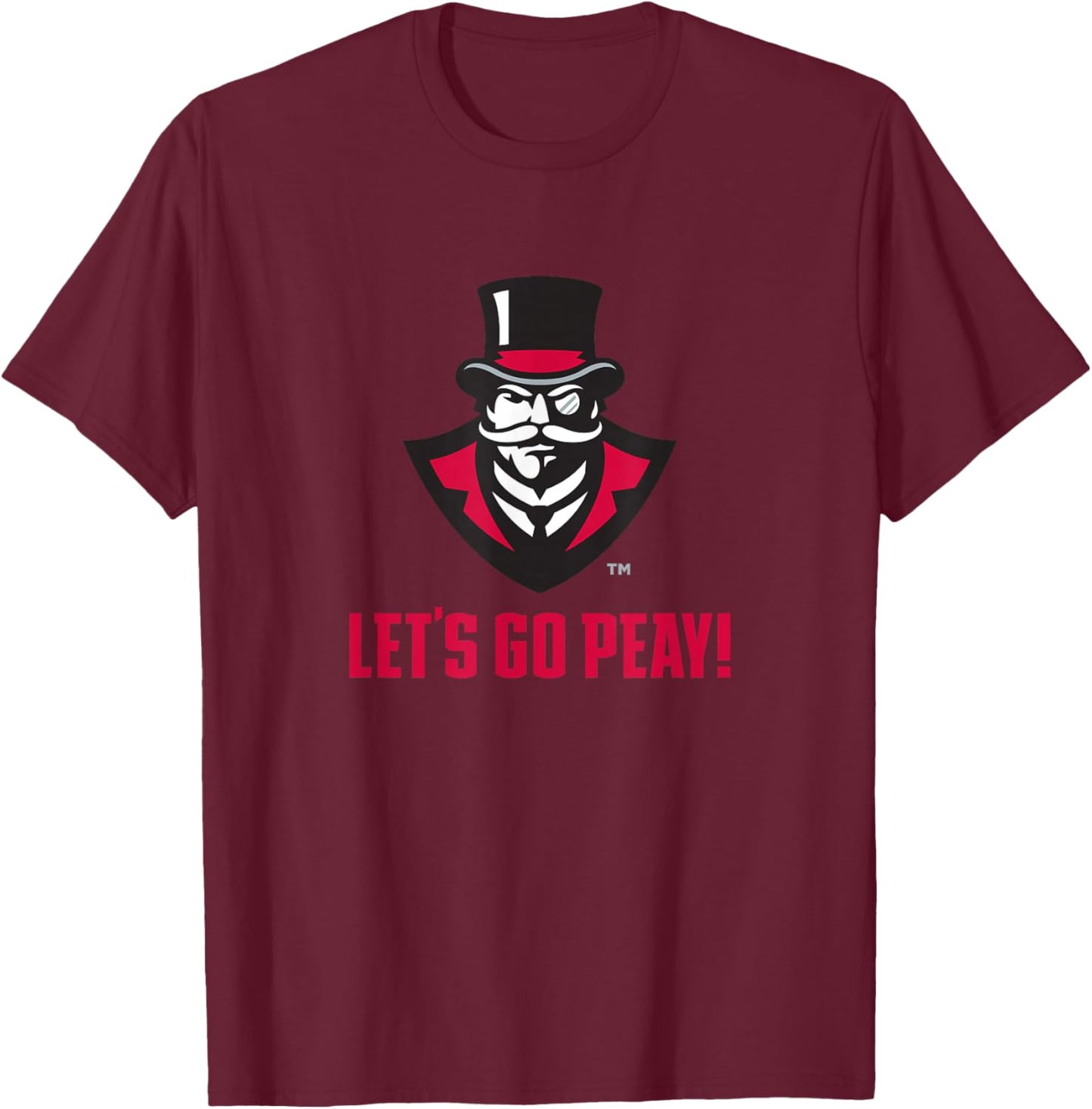 Austin Peay State University Governors NCAA AP30 T-Shirt - T-Shirt | Maroon