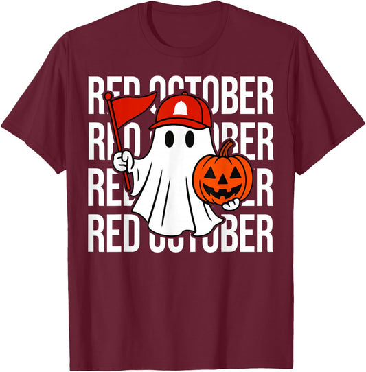 Retro Red October Name Personalized Gift Women Kid T-Shirt - T-Shirt | Maroon