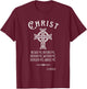 Irish Celtic Cross Saint Quote Catholic St Patrick's Day T-Shirt - T-Shirt | Maroon