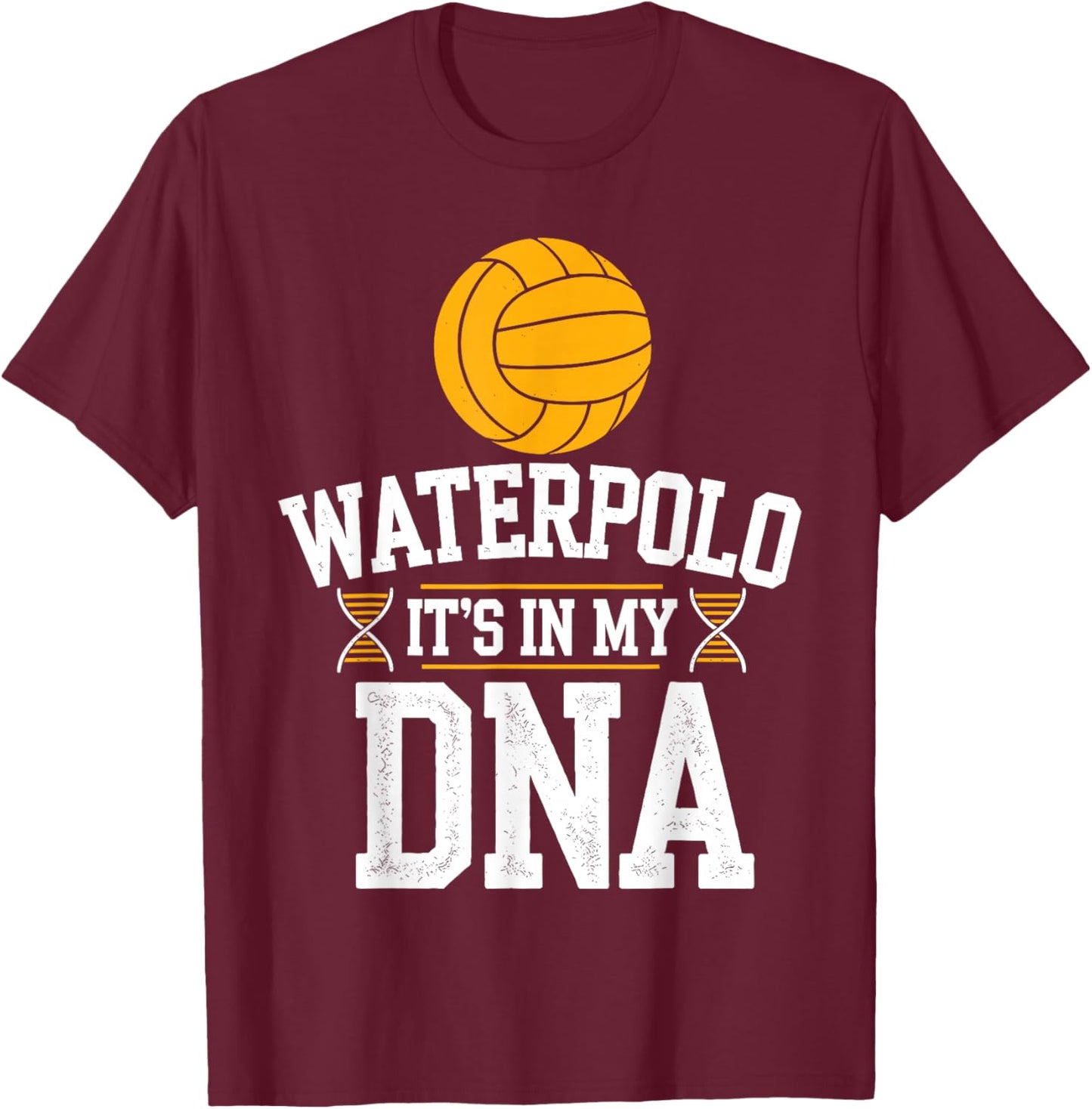 Funny Water Polo Art Women Gag Water Polo Player T-Shirt - T-Shirt | Maroon