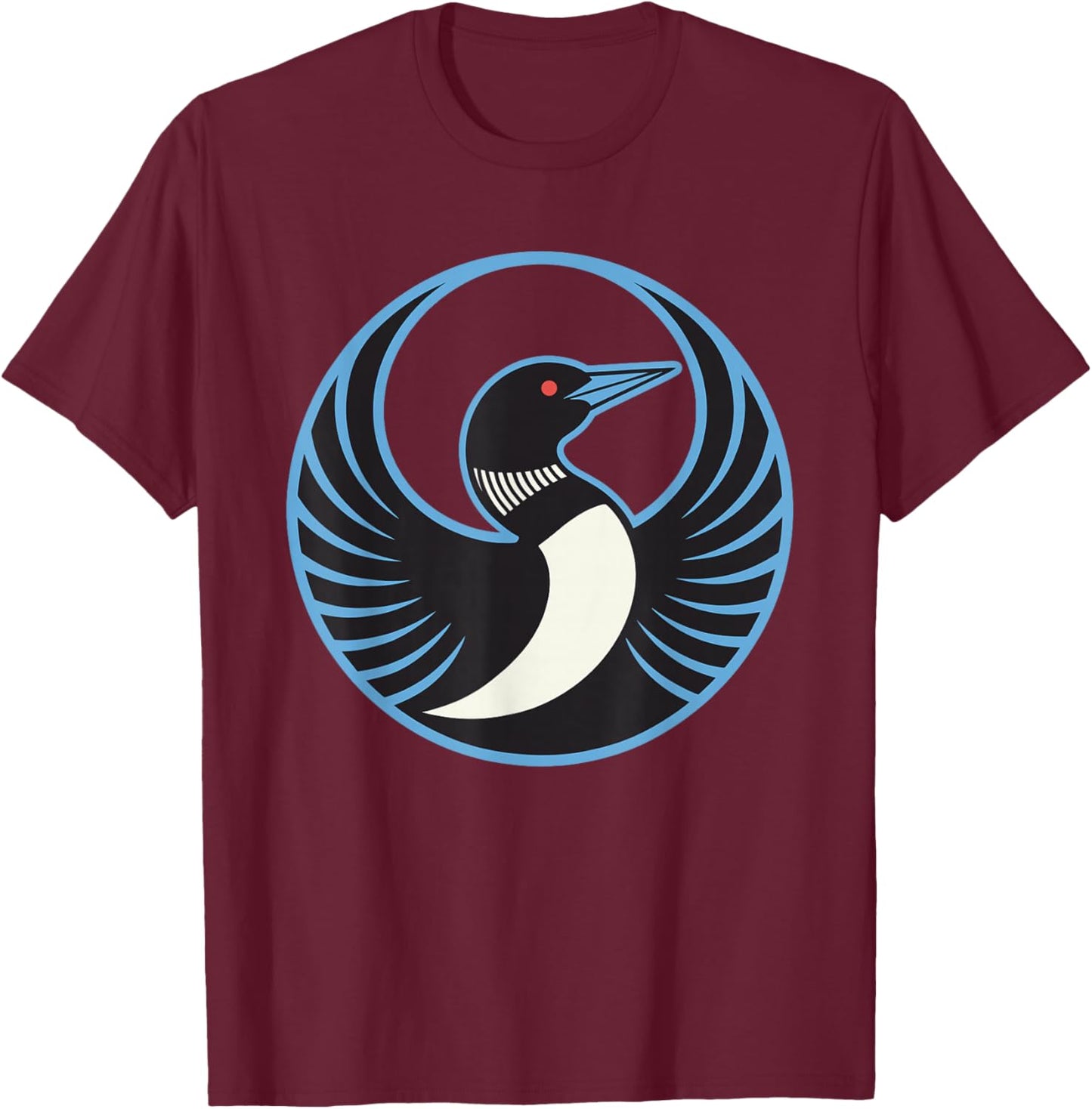 Minnesota Rebel Loon T-Shirt - T-Shirt | Maroon
