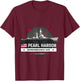 Pearl Harbor Remembrance Day Patriotic Vintage Flag Memorial T-Shirt - T-Shirt | Maroon