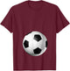 Soccer Baby Bump Pregnancy T-Shirt - T-Shirt | Maroon