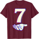 67 Meme Trendy Couple Matching Halloween Funny Six Seven 6 7 T-Shirt - T-Shirt | Maroon