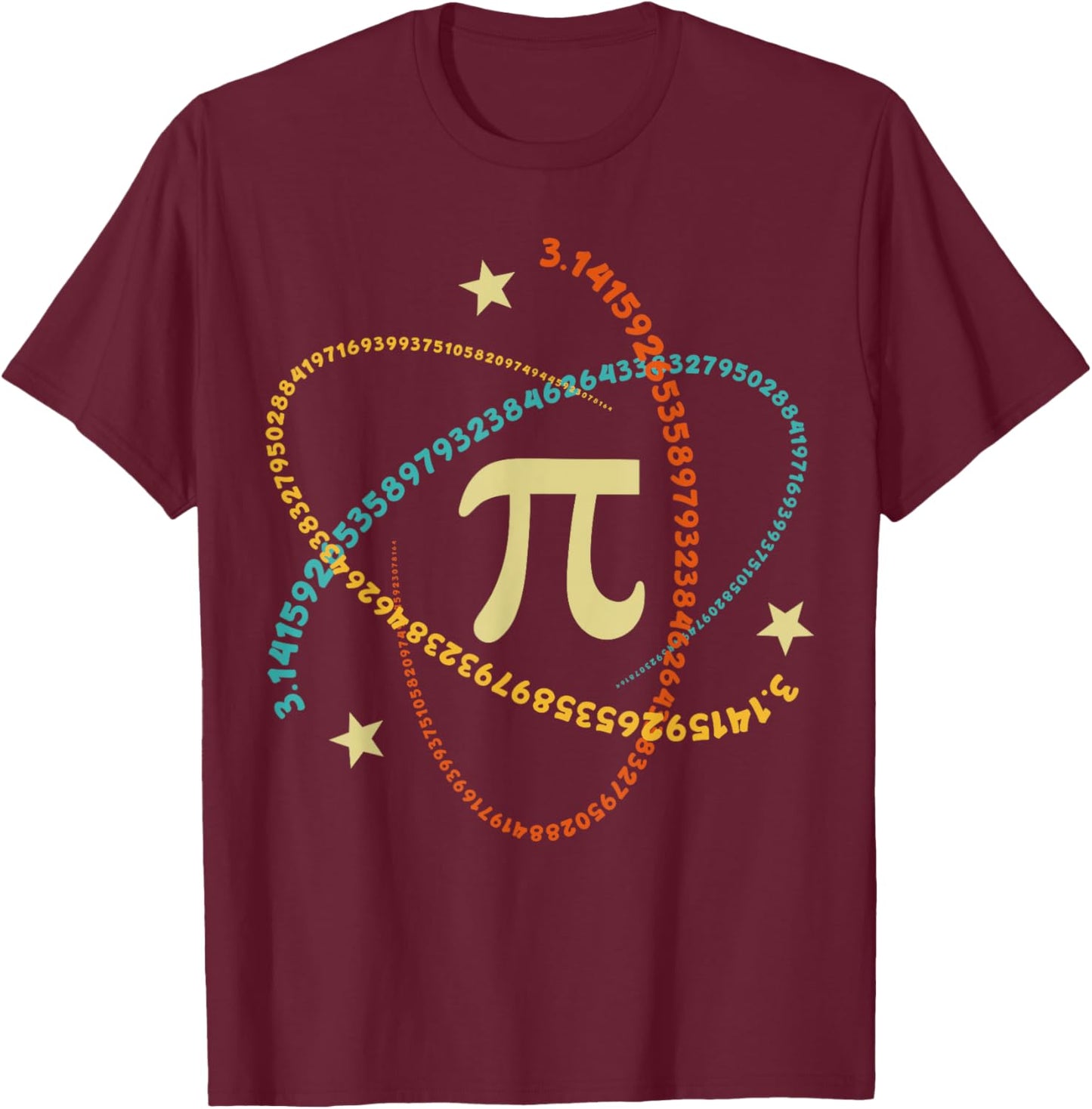 Pi Number Symbol Math for Pi Day 3.14 Girls T-Shirt - T-Shirt | Maroon