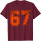 67 Funny Six Seven Halloween Meme T-Shirt - T-Shirt | Maroon