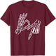 67 Skeleton Funny Six Seven Halloween Meme T-Shirt - T-Shirt | Maroon