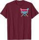 Baseball 11 Year Old Ice Cream Drip 11th Birthday Boys T-Shirt - T-Shirt | Maroon