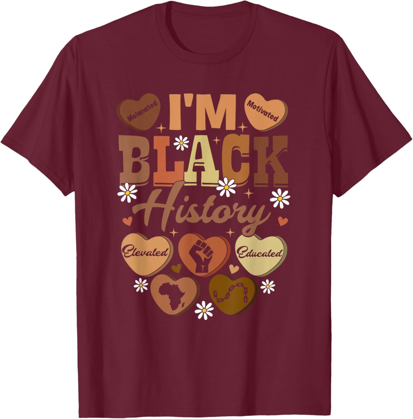 African T-Shirt - T-Shirt | Maroon