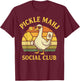 Vintage Goose Pickleball Mahjong Social Club League Edition T-Shirt - T-Shirt | Maroon
