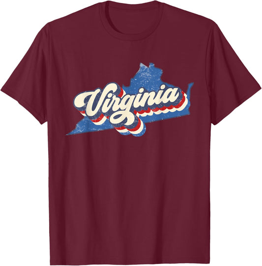 Virginia T-Shirt - T-Shirt | Maroon