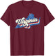 Virginia T-Shirt - T-Shirt | Maroon