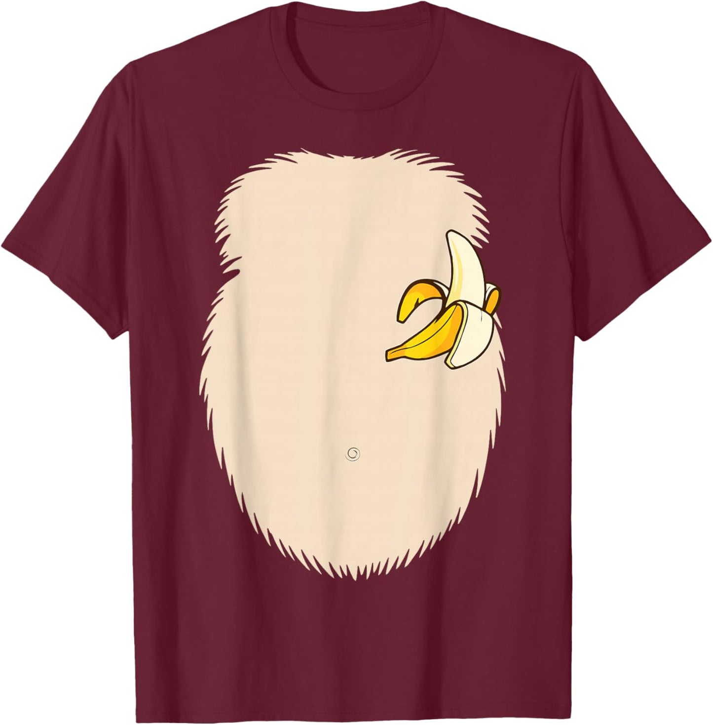 Monkey Shirt Adult Kids Men Women Monkey Costume T-Shirt - T-Shirt | Maroon