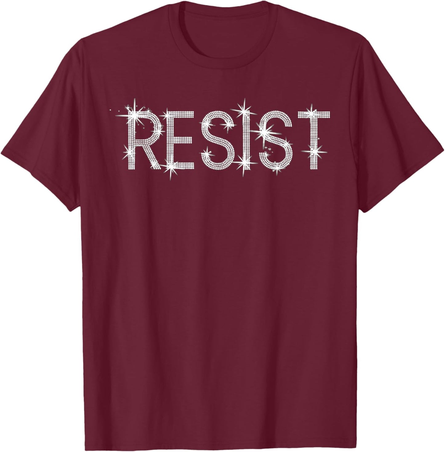 Sparkle Resist Men Women T-Shirt - T-Shirt | Maroon