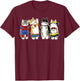 Superhero Cats Kitten Kitty Cats Lover Super Kitten Funny T-Shirt - T-Shirt | Maroon