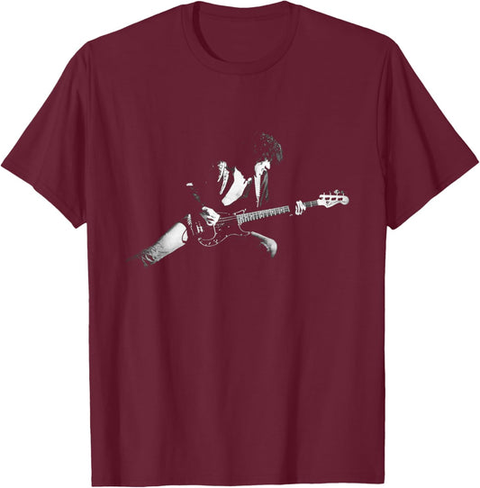 Phil Lynott Thin Lizzy Dancing in The Moonlight Reading 1977 T-Shirt - T-Shirt | Maroon