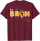 Big Bruh Bee 1st Birthday Brother Beekeeping Matching Family T-Shirt - T-Shirt | Maroon