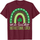 One Lucky Instructional Coach - St Patricks Day T-Shirt - T-Shirt | Maroon