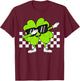 Boys St Patricks Day Toddler Lucky Dabbing Shamrock Clover T-Shirt - T-Shirt | Maroon