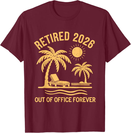 Retirement T-Shirt - T-Shirt | Maroon