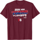 NBA Official 2026 Playoffs Philadelphia 76ers Next Level T-Shirt - T-Shirt | Maroon
