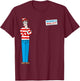 Where’s Wally Classic Pose T-Shirt - T-Shirt | Maroon