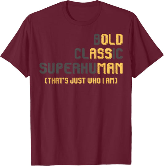 Classic Old Man Fathers Day Funny Retirement Gag Dad Gifts T-Shirt - T-Shirt | Maroon