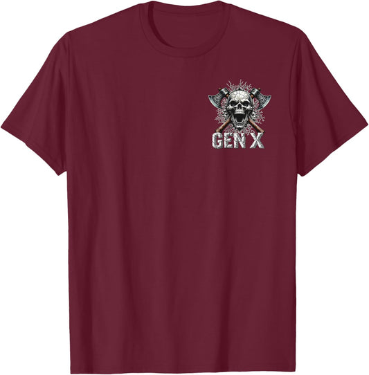 2 Sided Generation X I Can Fix Stupid But It's Gonna Hurt T-Shirt - T-Shirt | Maroon