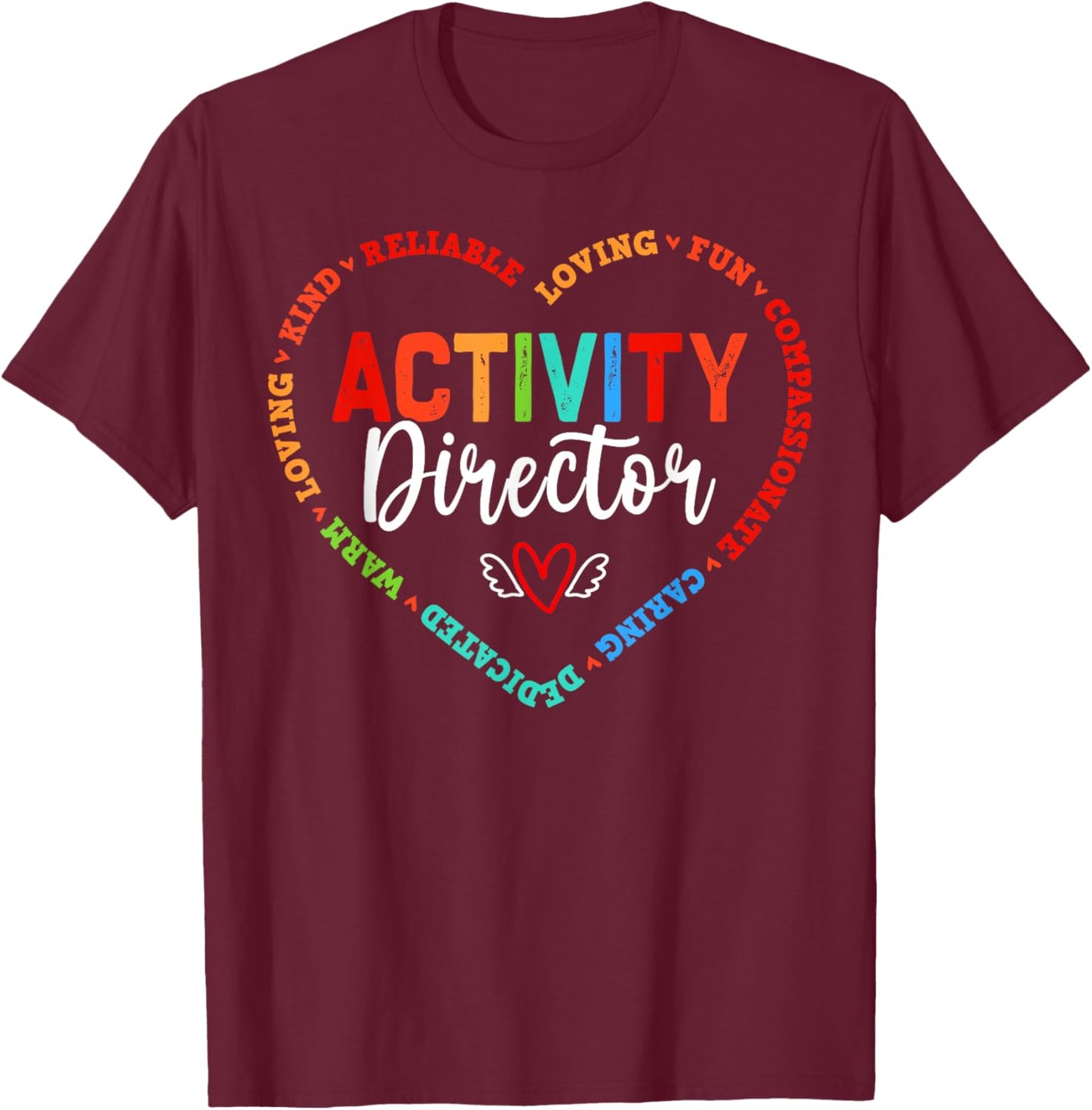 Activity Director Assistant Squad Professionals Week Men T-Shirt - T-Shirt | Maroon