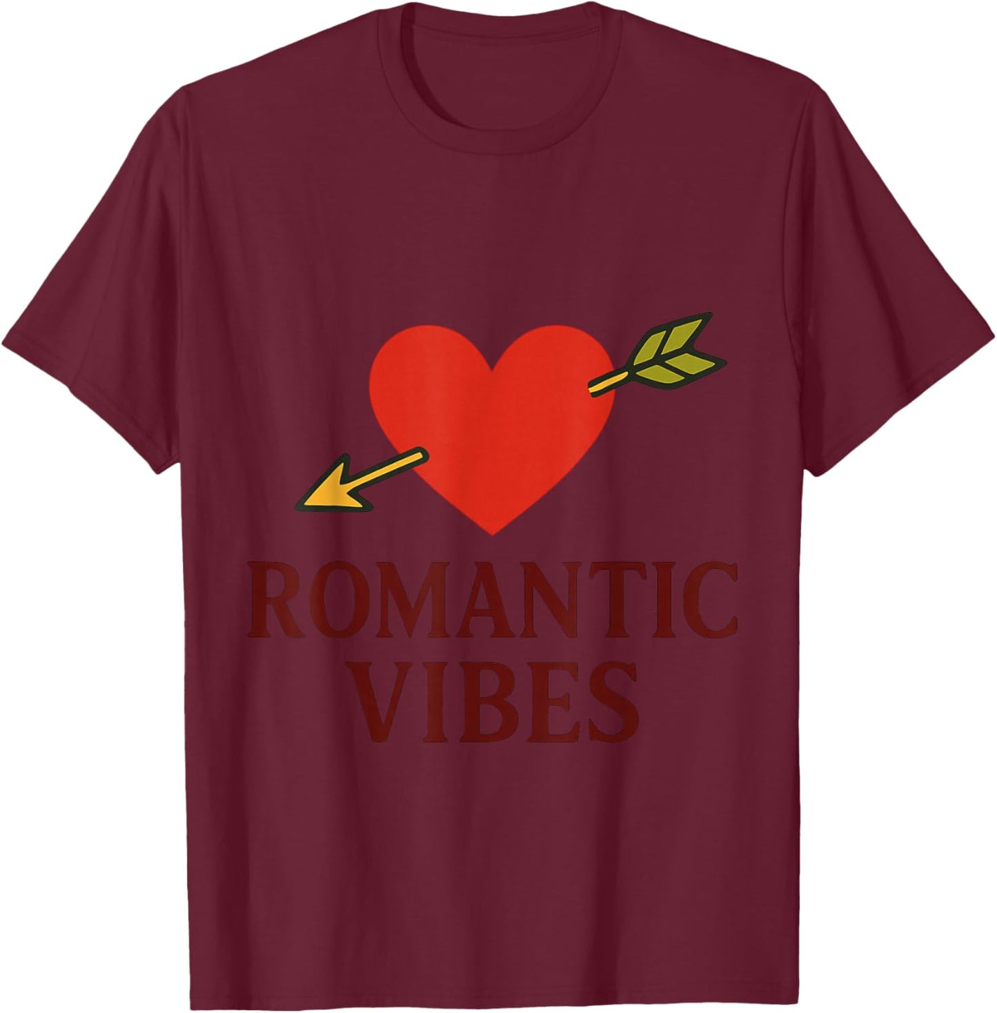 Bright Heart T-Shirt - T-Shirt | Maroon