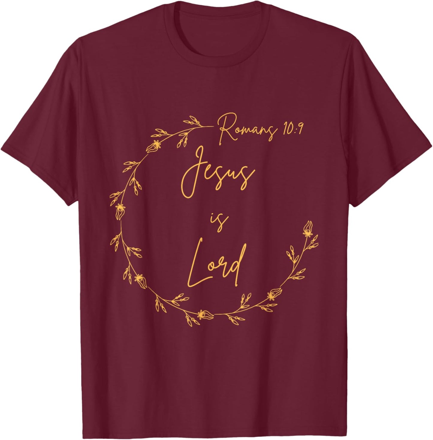Jesus is Lord T-Shirt - T-Shirt | Maroon