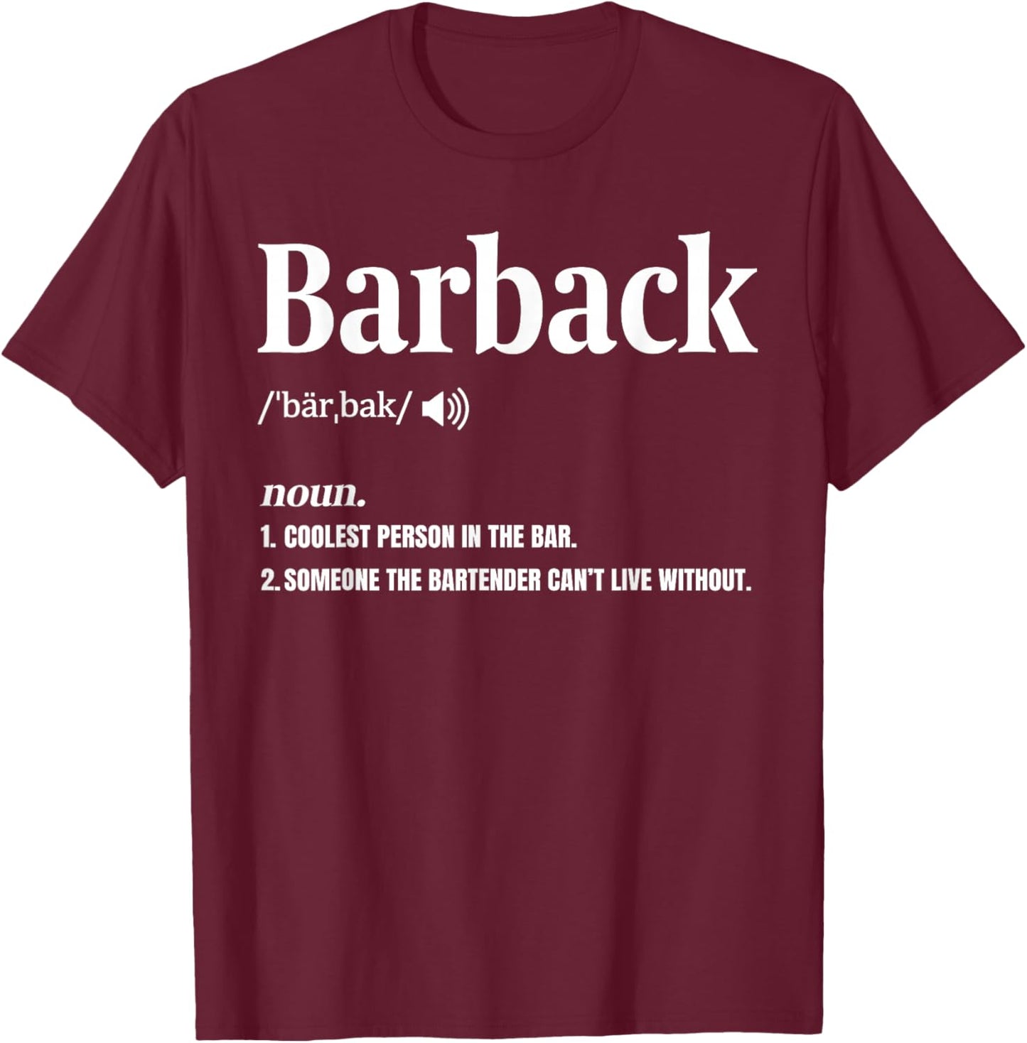 Barback T-Shirt - T-Shirt | Maroon