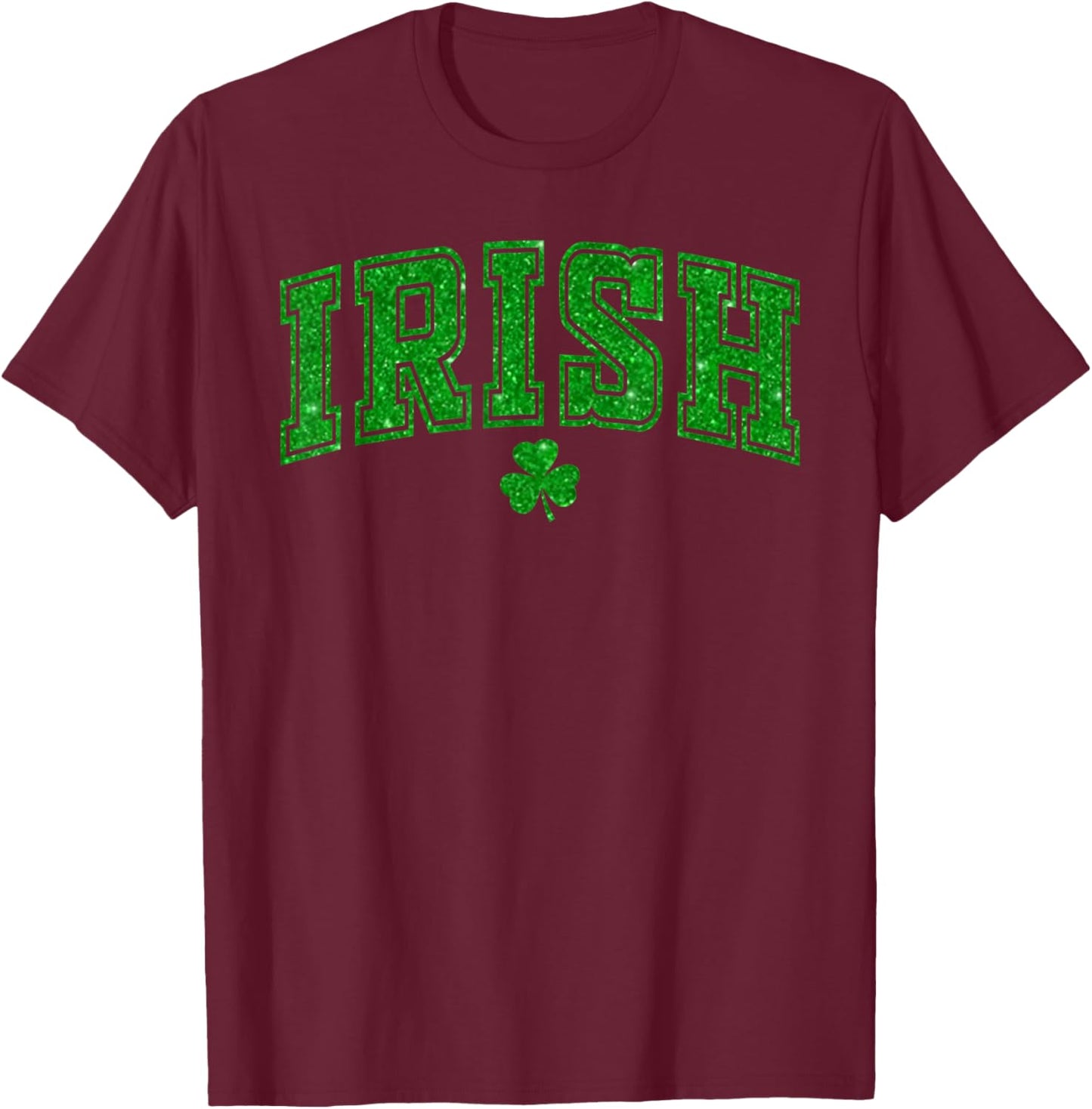 Lucky Shamrock Irish Ireland Happy St.Patrick's Day Retro T-Shirt - T-Shirt | Maroon