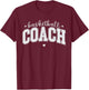 Basketball Coach Cute Bball Team Trainer Lady Coaching Women T-Shirt - T-Shirt | Maroon