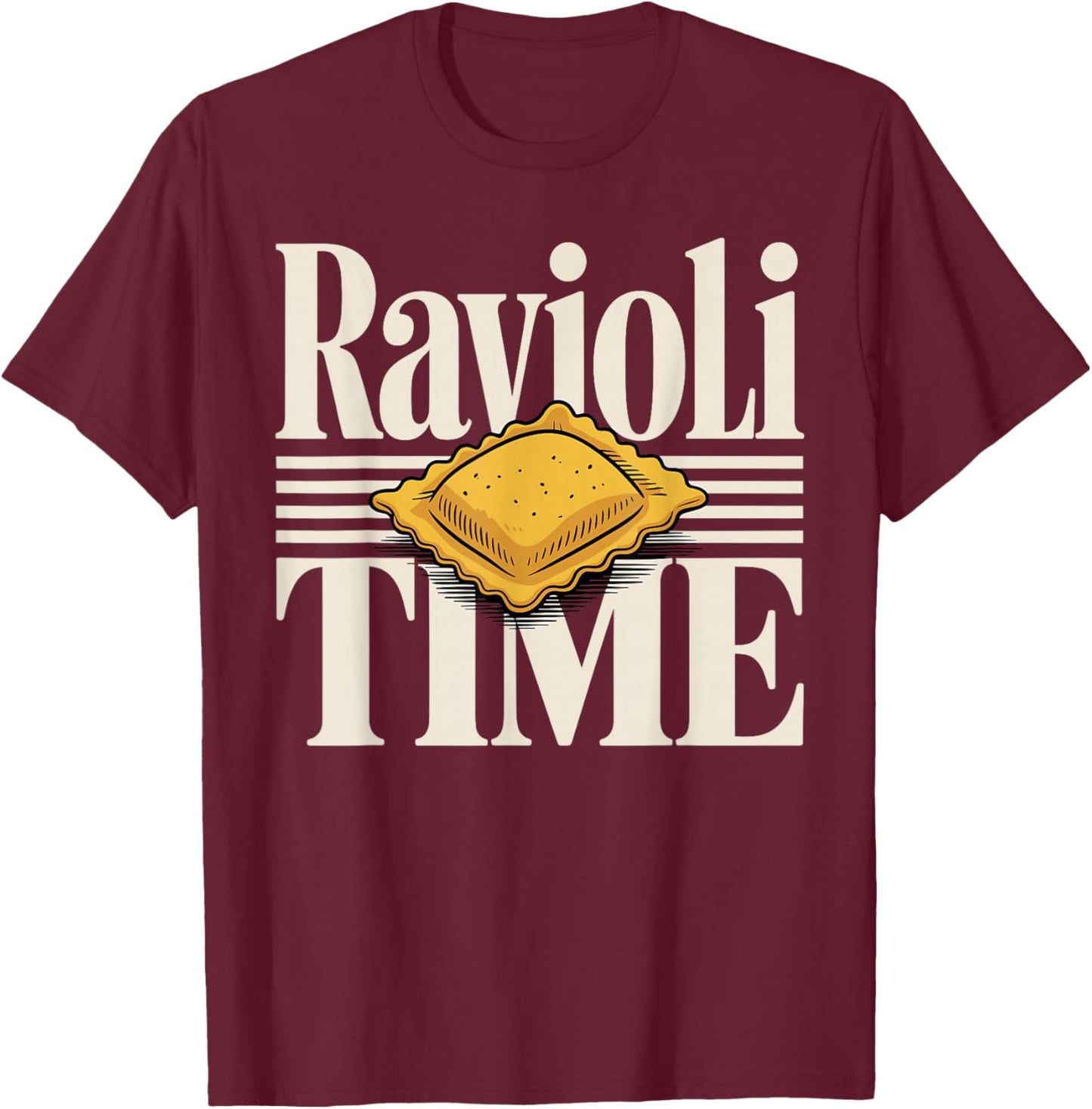 Funny Ravioli Art Women Pasta Ravioli Lover Ravioli T-Shirt - T-Shirt | Maroon