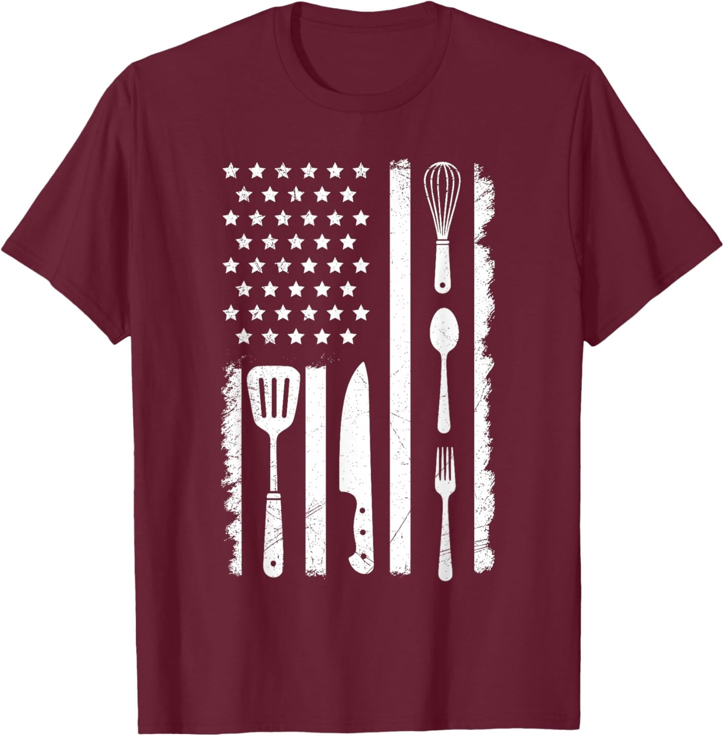 Cooking Chefs Odd Cooking Chef Gastronomer Funny Cook T-Shirt - T-Shirt | Maroon