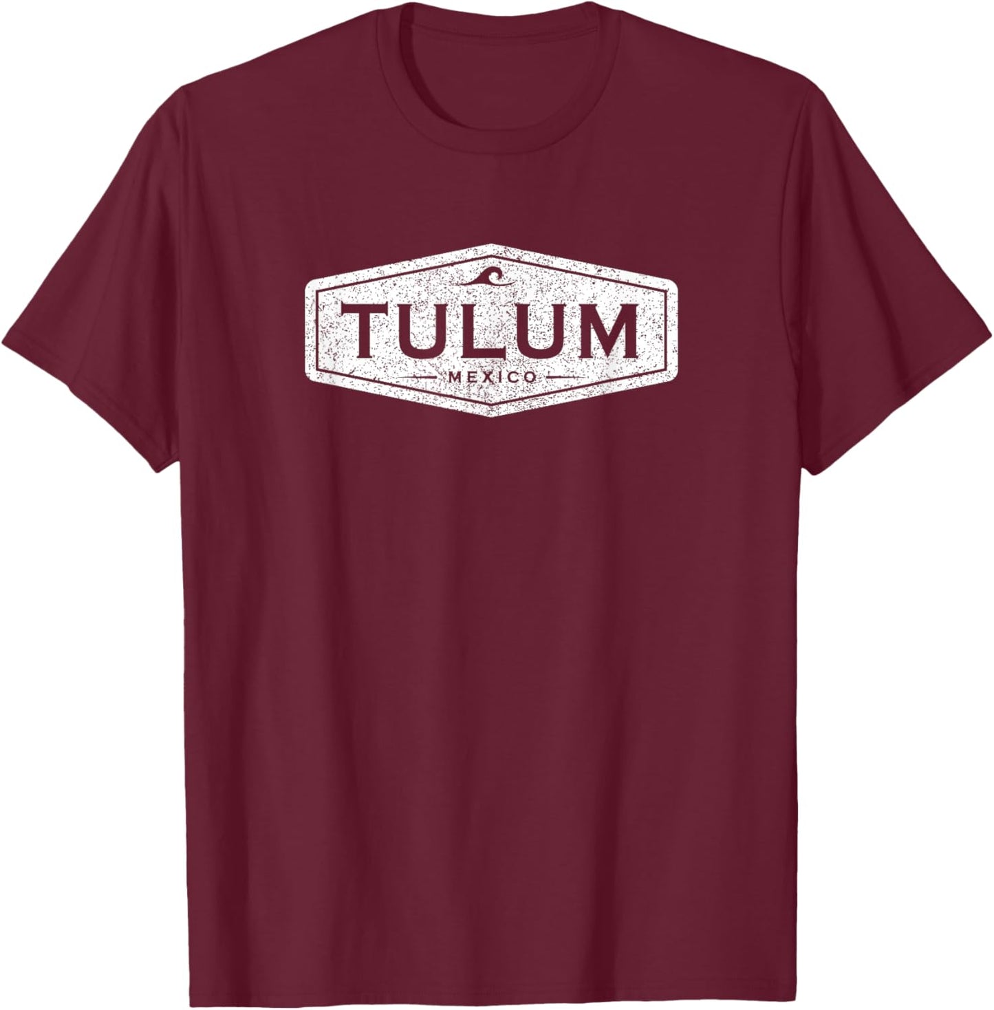Tulum Mexico Vintage Throwback Sun Retro Boys Souvenir T-Shirt - T-Shirt | Maroon
