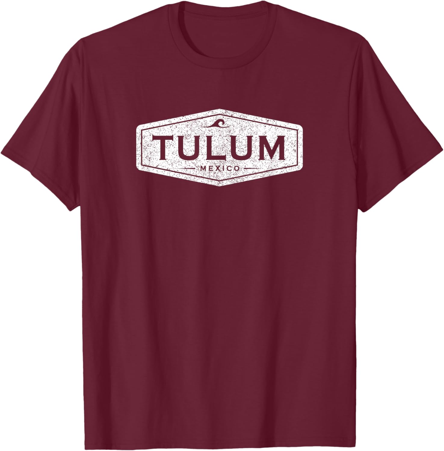 Tulum Mexico Vintage Throwback Sun Retro Boys Souvenir T-Shirt - T-Shirt | Maroon