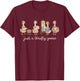 Just A Thrifty Goose Grandma Goose Funny Silly Thrifting T-Shirt - T-Shirt | Maroon