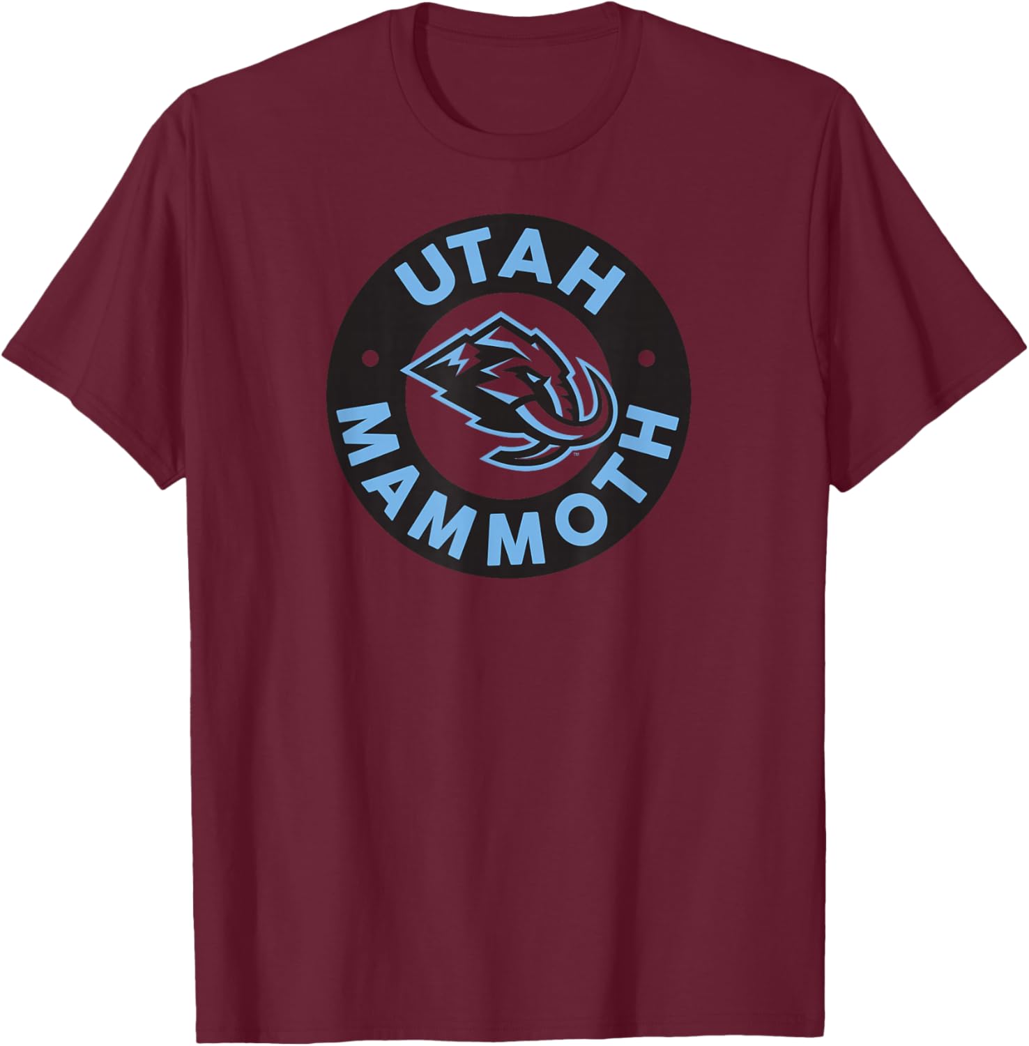 Symbol White NHL Officially Licensed T-Shirt - T-Shirt | Maroon