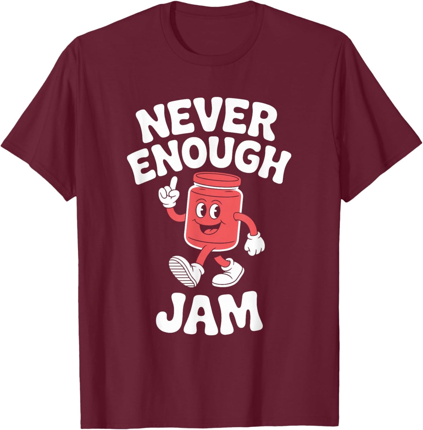 Funny Jam Retro T-Shirt - T-Shirt | Maroon