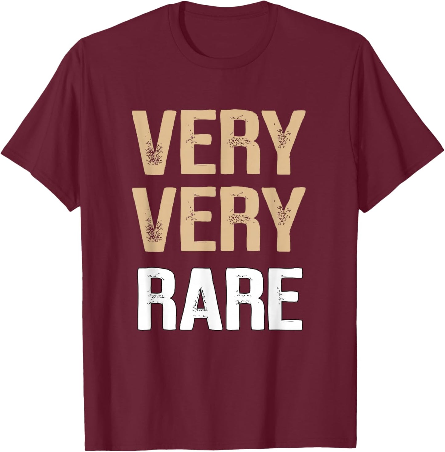 Tan Color Very-x2 Rare Tan Graphic T-Shirt - T-Shirt | Maroon