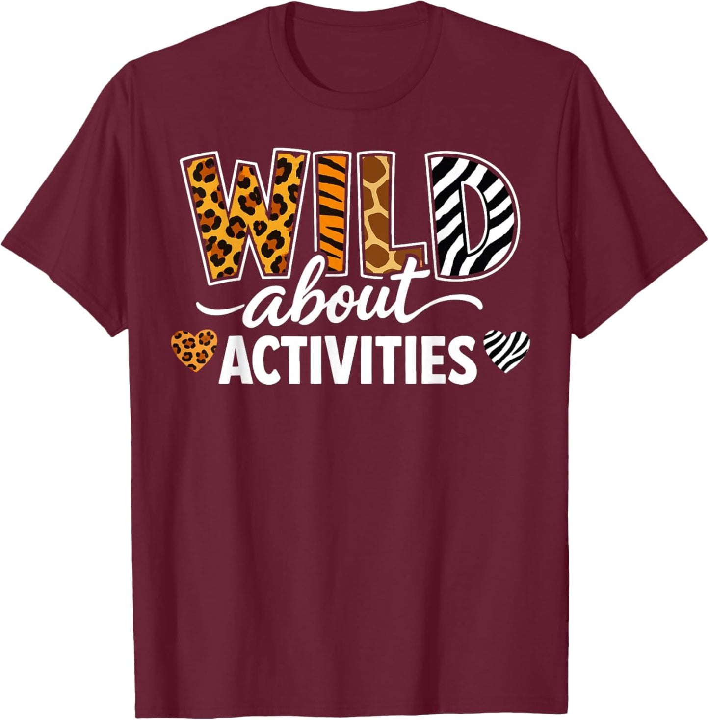 Activity Assistant Squad Activity Professionals Week Team T-Shirt - T-Shirt | Maroon